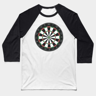 Large Dartboard Baseball T-Shirt